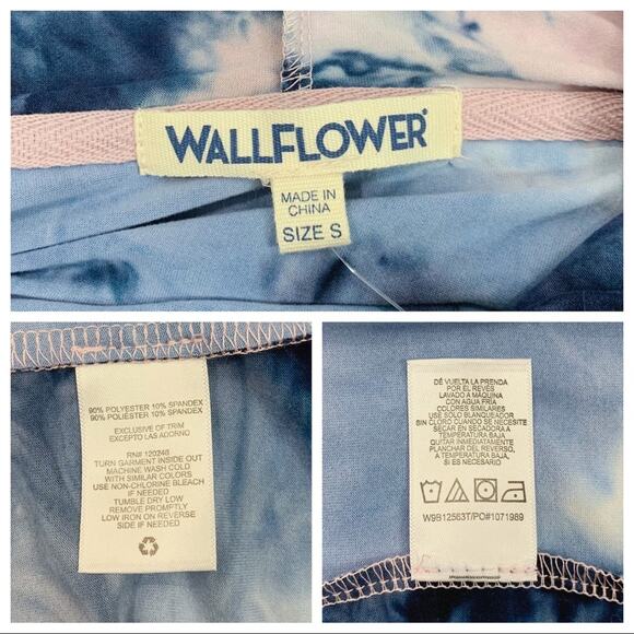 Tie dye pullover hoodie / hooded long sleeve tee lightweight - Picture 5 of 7